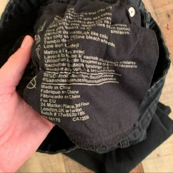 BDG roadie women's size 27 boot cut low rise denim jeans in black - Picture 10 of 13